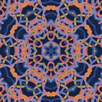 Abstract kaleidoscope background. Beautiful kaleidoscope seamless pattern. Multicolor mosaic texture. Seamless kaleidoscope texture. Unique kaleidoscope design vector