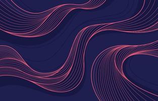 Abstract Wavy Lines Shape vector