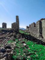 Castle ruins from historic Spain photo