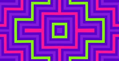 patrón de zigzag psicodélico. ornamento étnico. fondo abstracto geométrico. vector