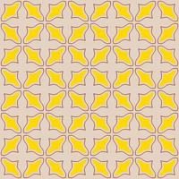 Retro kaleidoscope pattern in the style of the 70s and 60s. Geometric pattern photo