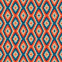 Retro kaleidoscope pattern in the style of the 70s and 60s. Geometric pattern photo