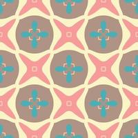 Retro kaleidoscope pattern in the style of the 70s and 60s. Geometric pattern photo