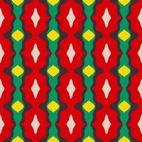 Retro kaleidoscope pattern in the style of the 70s and 60s. Geometric pattern photo