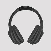 Headphone headset audio vector illustration for graphic design and decorative element