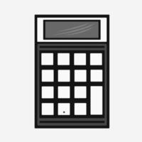 ilustración de vector de arte de icono de calculadora para diseño gráfico y elemento decorativo