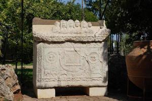 Sarcophagus in Antalya Archeological Museum, Antalya, Turkiye photo