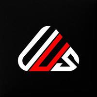 UUS letter logo creative design with vector graphic, UUS simple and modern logo.