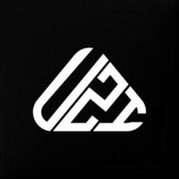 Diseño creativo del logotipo de la letra uzi con gráfico vectorial, logotipo simple y moderno de uzi. vector