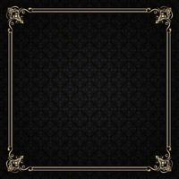 floral pattern, and vintage frame vector