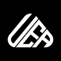 diseño creativo del logotipo de la letra uea con gráfico vectorial, logotipo simple y moderno de la uea. vector