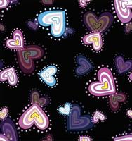 Seamless background pattern with hearts. High   illustration vector