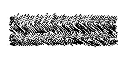 esbozar frotis de garabatos. dibujo a lápiz negro en forma de rectángulo sobre fondo blanco. Gran diseño para cualquier propósito. ilustración vectorial vector