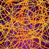 Vector background with moving yellow lines. Bright background of curves yellow lines.