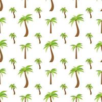 Seamless Pattern with palm trees. Colorful summer background. Vector illustration