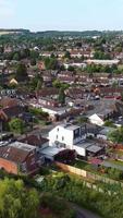 Gorgeous Aerial view of Luton Town video