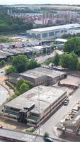 Aerial View of City in Vertical and portrait Style video