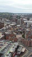 Aerial View of City in Vertical and portrait Style video