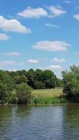 Best View of Lake at England, Vertical and Portrait Style Video Clip