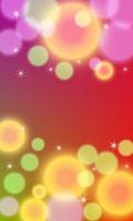 Abstract colorful vertical background with bokeh lights and lens flare. Vector illustration.