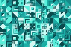 Geometric shape mosaic pattern background vector