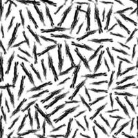 Seamless pattern with dark hand drawn scribble smear on white background. Abstract grunge texture. Vector illustration