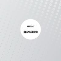 Abstract monochrome background with dots, halftone effect and circle in center. Vector illustration.
