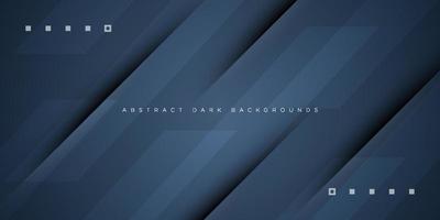 Dark black and gray dynamic abstract vector background with straight shadow and simple lights. Modern creative premium gradient. 3d cover of business design.Eps10 vector