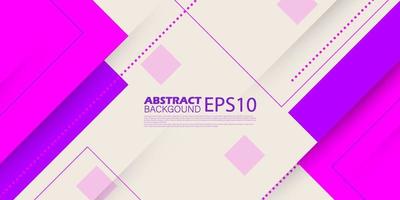 modern geometric abstract background with purple and pink color on white background. shadow combination diagonal background. Eps10 vector