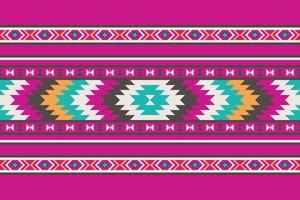 Geometric ethnic pattern seamless. Style ethnic American Aztec seamless colorful textile. Design for background,wallpaper,fabric,carpet,ornaments,decoration,clothing,Batik,wrapping,Vector illustration vector