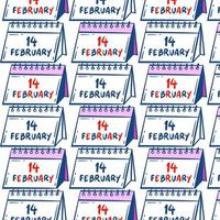 Pattern with calendar. Color print. Icons vector illustrations.
