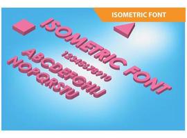 Modern Isometric alphabet font. 3d effect letters, numbers, Suitable for Diagrams, Infographics, Game Asset, And Other Graphic Related Assets vector