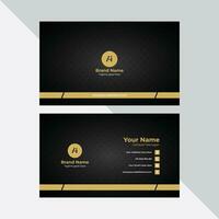 Modern Professional Business Card, Creative And Simple Business Visiting Card, Business Card Design Template vector