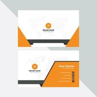 Modern Professional Business Card, Creative And Simple Business Visiting Card, Business Card Design Template vector