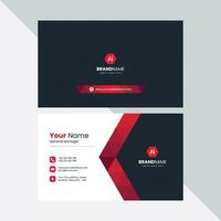 Modern Professional Business Card, Creative And Simple Business Visiting Card, Business Card Design Template vector