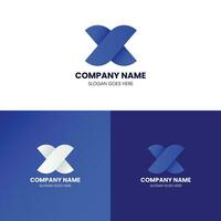 X Letter Logo Template,X Letter Logo Monogram Icon with Creative Modern Trendy Look vector