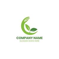 C Letter Logos of green Tree leaf ecology nature element,letter c logo vector