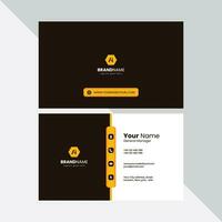 Modern Professional Business Card, Creative And Simple Business Visiting Card, Business Card Design Template vector