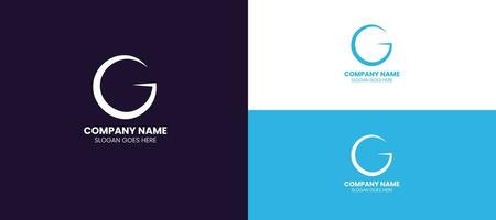 Initial G logo design vector element isolated,letter g logo design