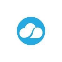 Cloud template vector