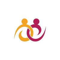 Community, network and social icon vector