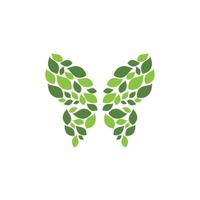 diseño de icono de mariposa de belleza vector