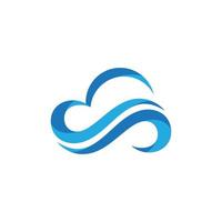 Cloud template vector