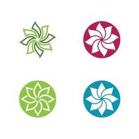 flower vector icon design