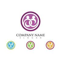 Community, network and social icon vector