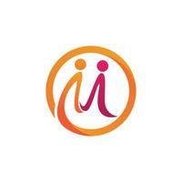 Community, network and social icon vector