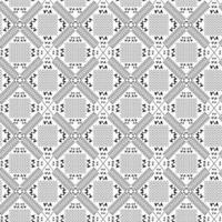 Vector geometric seamless pattern with random graphics.
