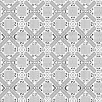 Vector geometric seamless pattern with random graphics.