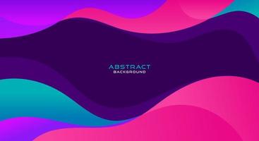 Wavy modern colorful beautiful background vector