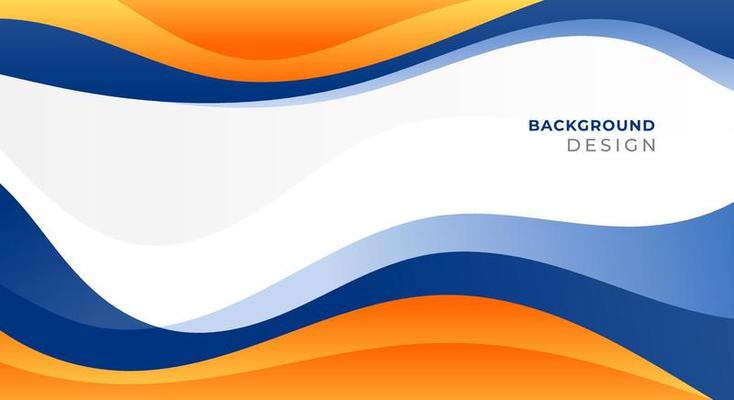 Wave business banner background